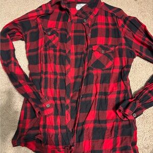 SGR Red and Black Plaid Shirt